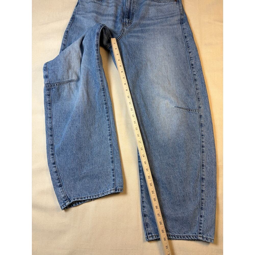 Levi's Cinch Barrel Jeans Women's 31 Blue High Rise Barrel Leg Denim - Picture 8 of 9